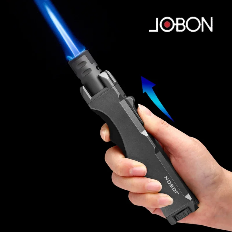 Outdoor Windproof Lighter - Nouveau JOBON métal extérieur coupe-vent Turbine