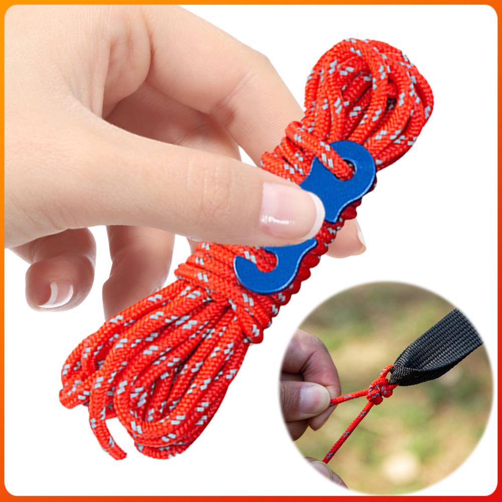 Outdoor Camping Guy - 8 cordes de fixation pour tente