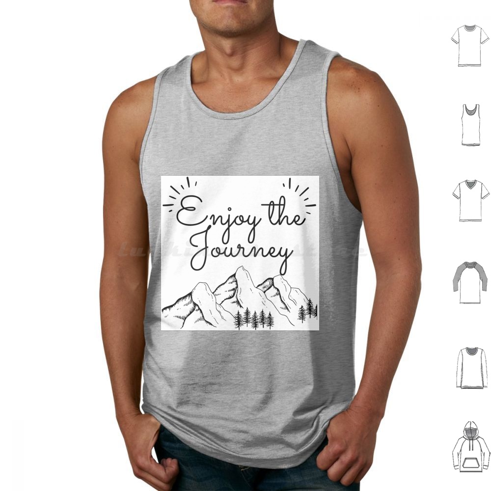 Outdoor Camping Quotes - Débardeur sans manches, profitez du voyage,