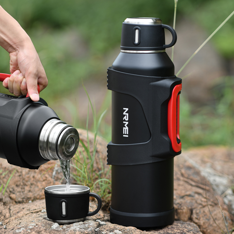 Outdoor Camping Water Filter - Pichet isolé en acier inoxydable avec