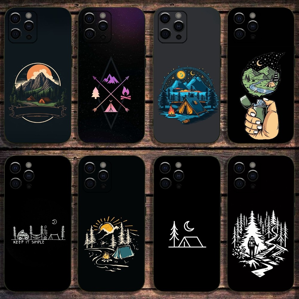 Outdoor Camping Quotes - Étui de téléphone extérieur Camping Mountain