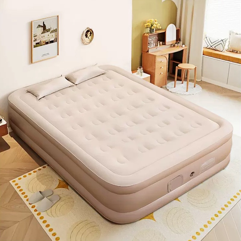 Outdoor Camping Mattress - Matelas pneumatique Queen avec pompe intégrée,