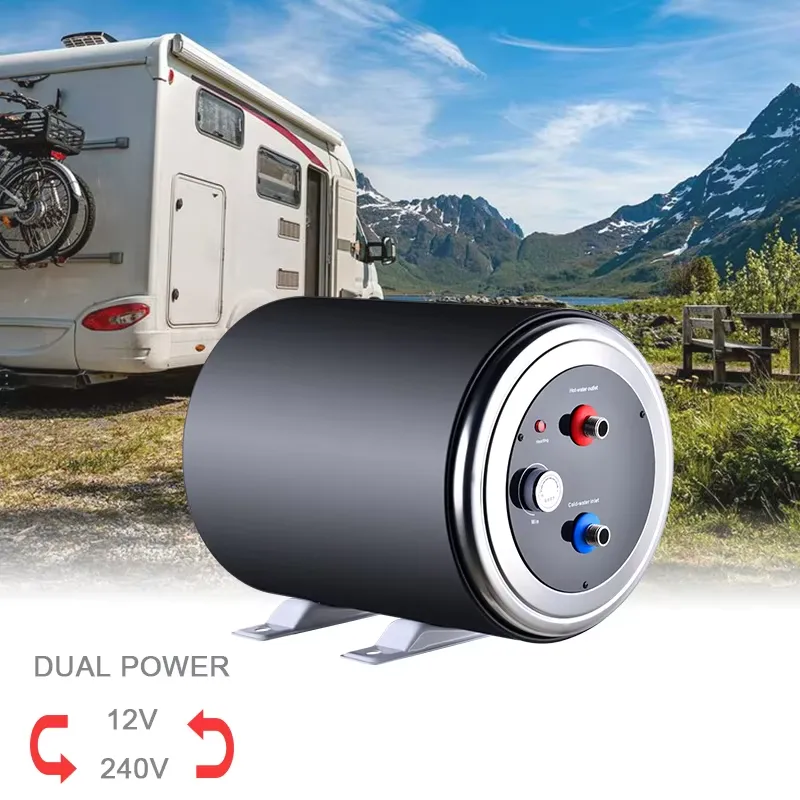 Outdoor Camping Hot Water Shower - Chauffe-eau électrique portable en acier inoxydable