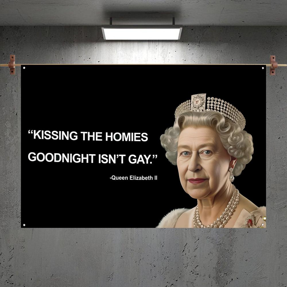 Outdoor Camping Quotes - Drapeaux avec citation amusante « Kissing