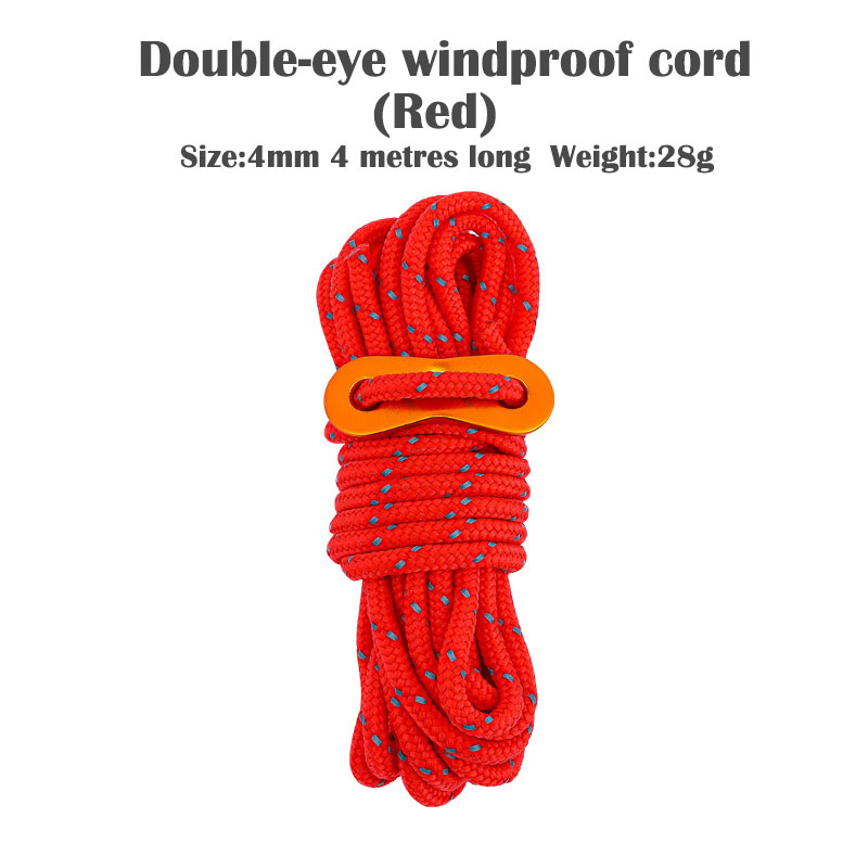 Outdoor Camping Guy - Cordes de tente 4 mm, cordon