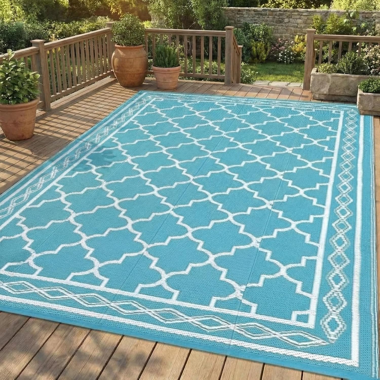 Outdoor Camping Rugs 9X12 - Tapis de patio extérieur 9x12 –