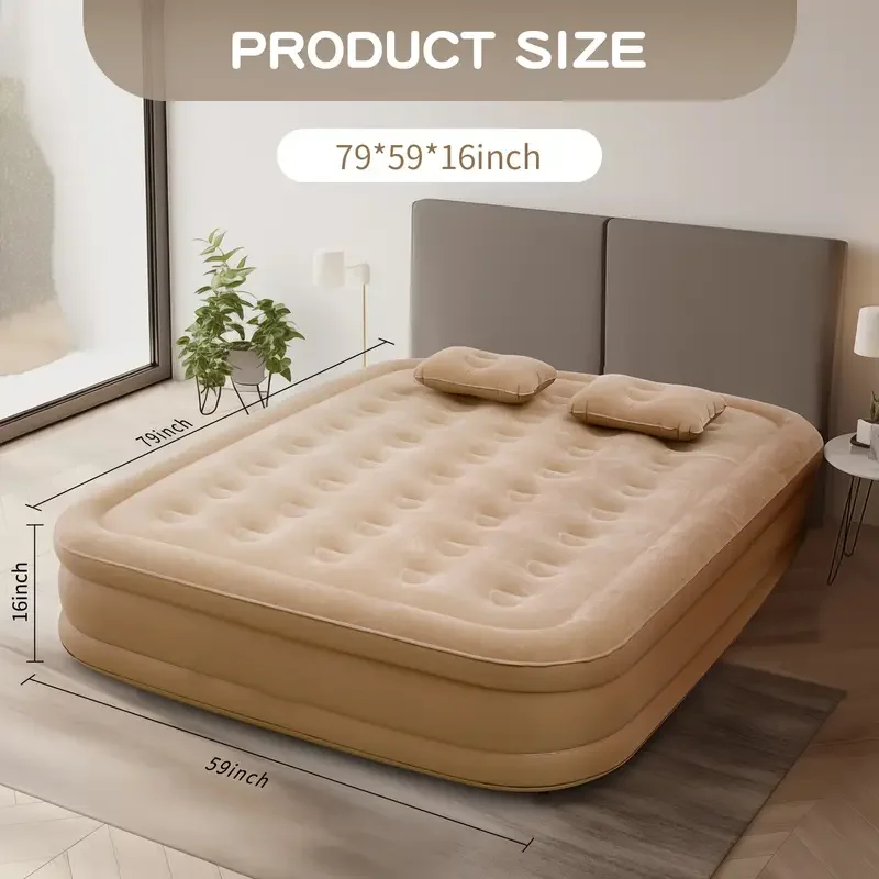 Outdoor Camping Mattress - Matelas Gonflable Intérieur de Luxe pour