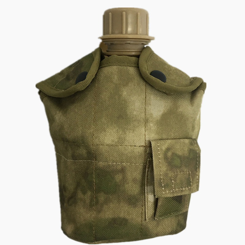 Outdoor Camping Games - Bouteille d'eau tactique militaire d'extérieur 1L,