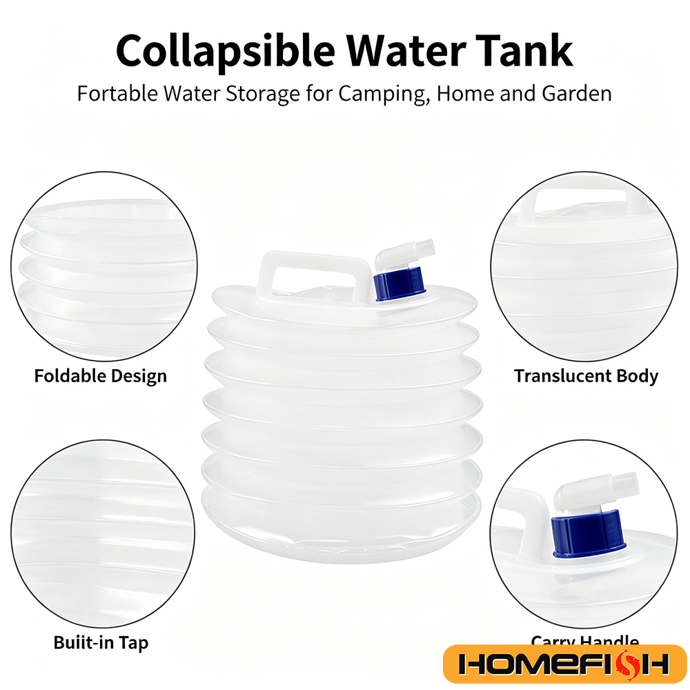 Seau de stockage d'eau pliable - Outdoor Camping Water Tank avis et prix
