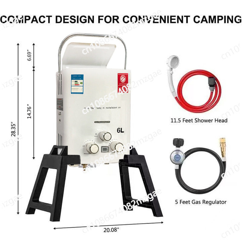 Nouveau chauffe-eau sans réser - Outdoor Camping Hot Water Shower avis et prix
