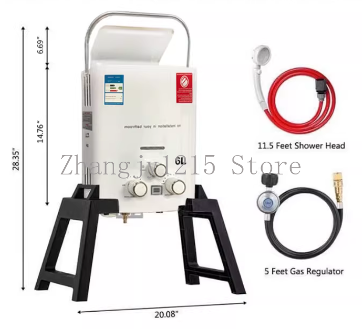 Chauffe-eau sans réservoir au  - Outdoor Camping Hot Water Shower avis et prix