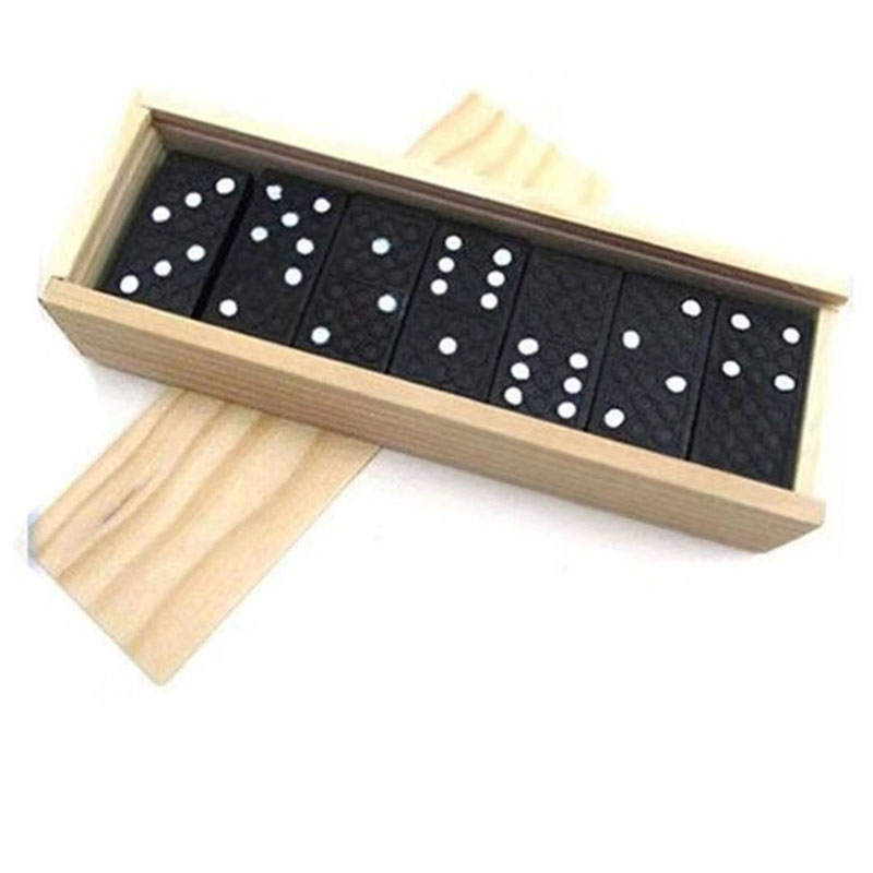 Jeu de dominos en bois 28 pièc - Outdoor Camping Games avis et prix