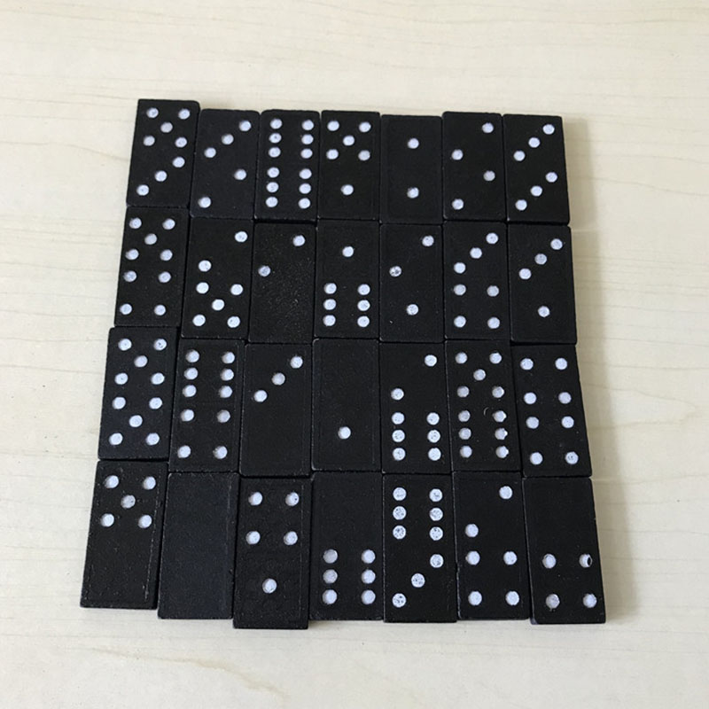 Jeu de dominos en bois 28 pièc - Outdoor Camping Games avis et prix