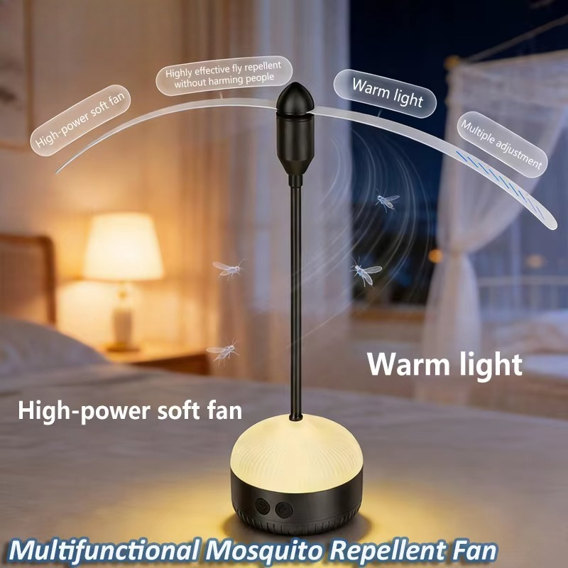 Lampe ventilateur anti-moustiq - Outdoor Camping Fan avis et prix