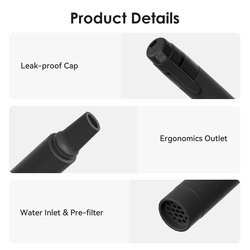 Paille filtrante à eau pour l' - Outdoor Camping Water Filter avis et prix