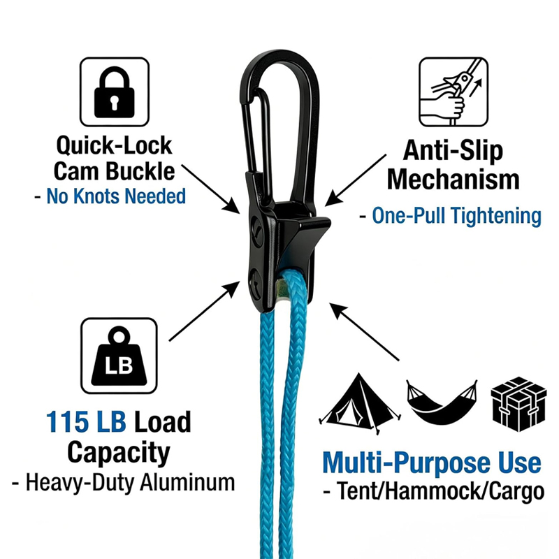 8 pièces – Tendeurs de corde p - Outdoor Camping Guy avis et prix