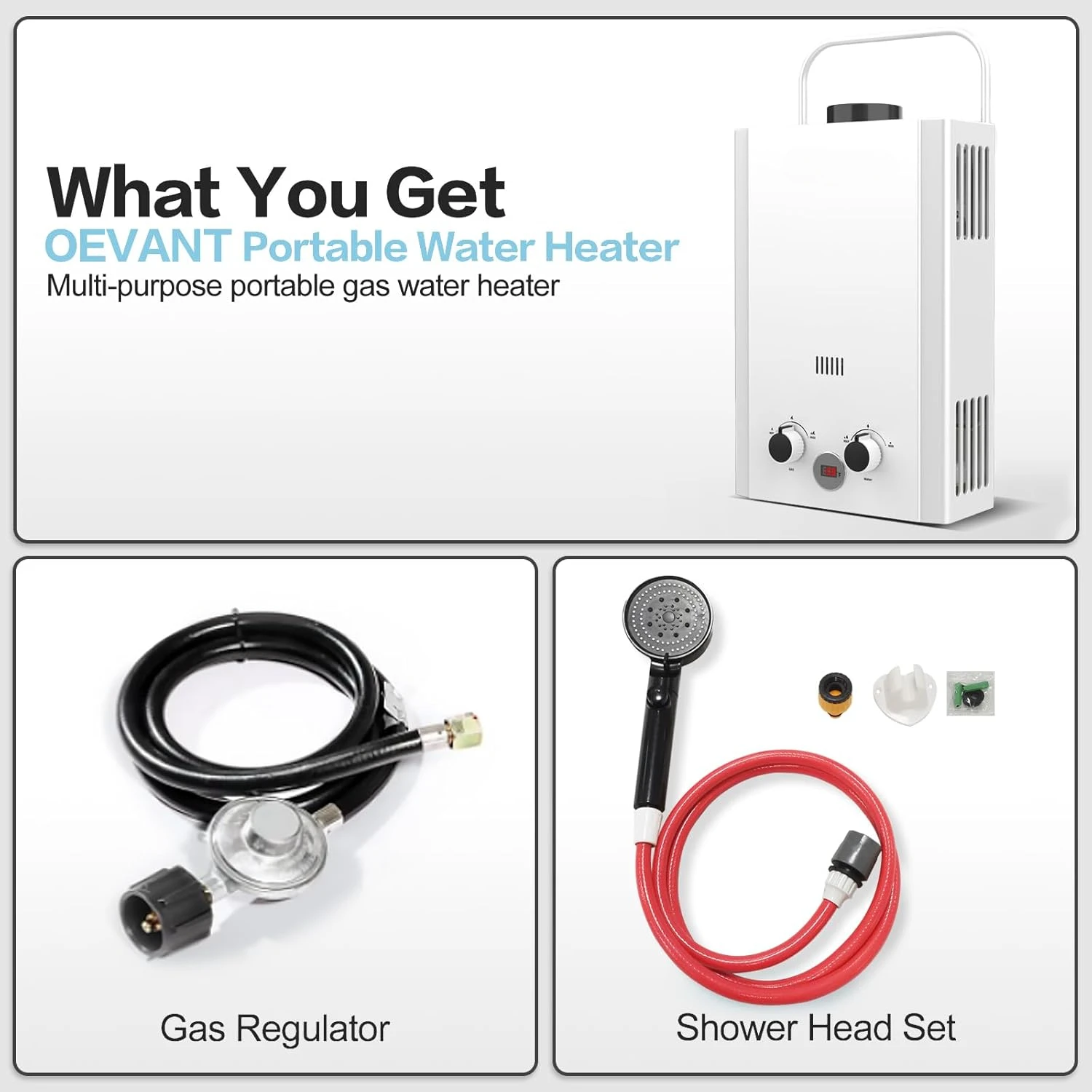 Chauffe-eau sans réservoir au  - Outdoor Camping Hot Water Shower avis et prix