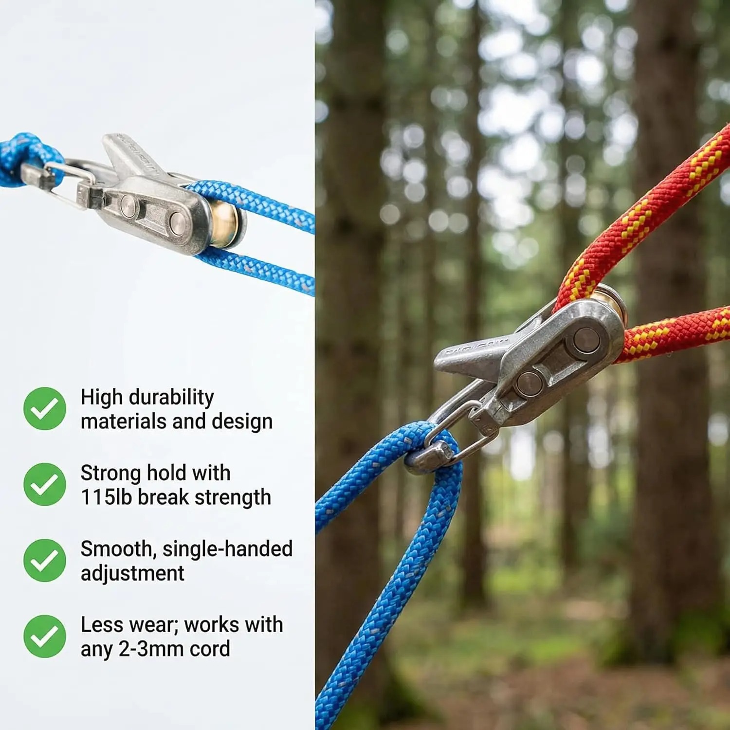 Lot de 6 tendeurs de corde en  - Outdoor Camping Guy avis et prix