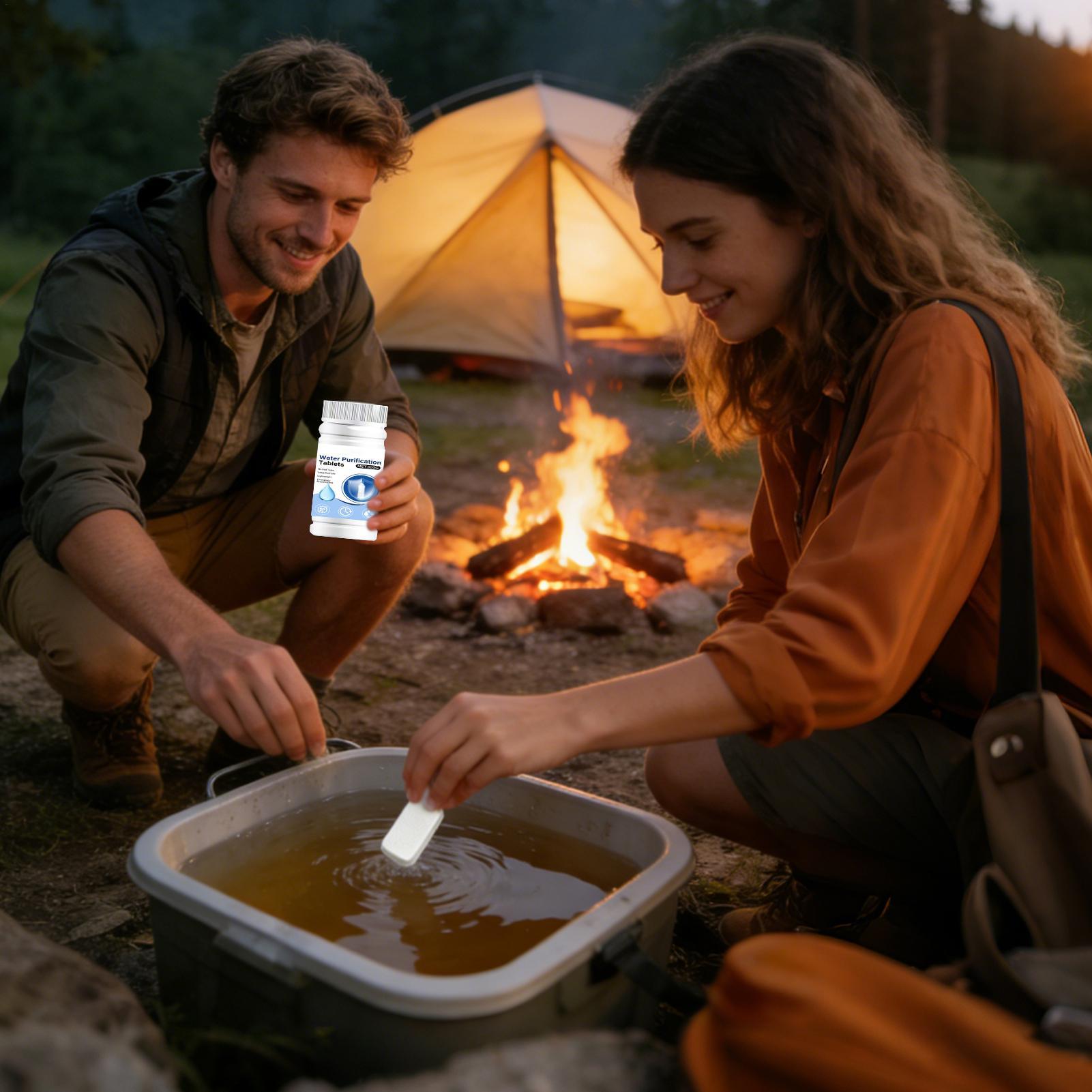 Comprimés de purification d'ea - Outdoor Camping Water Filter avis et prix