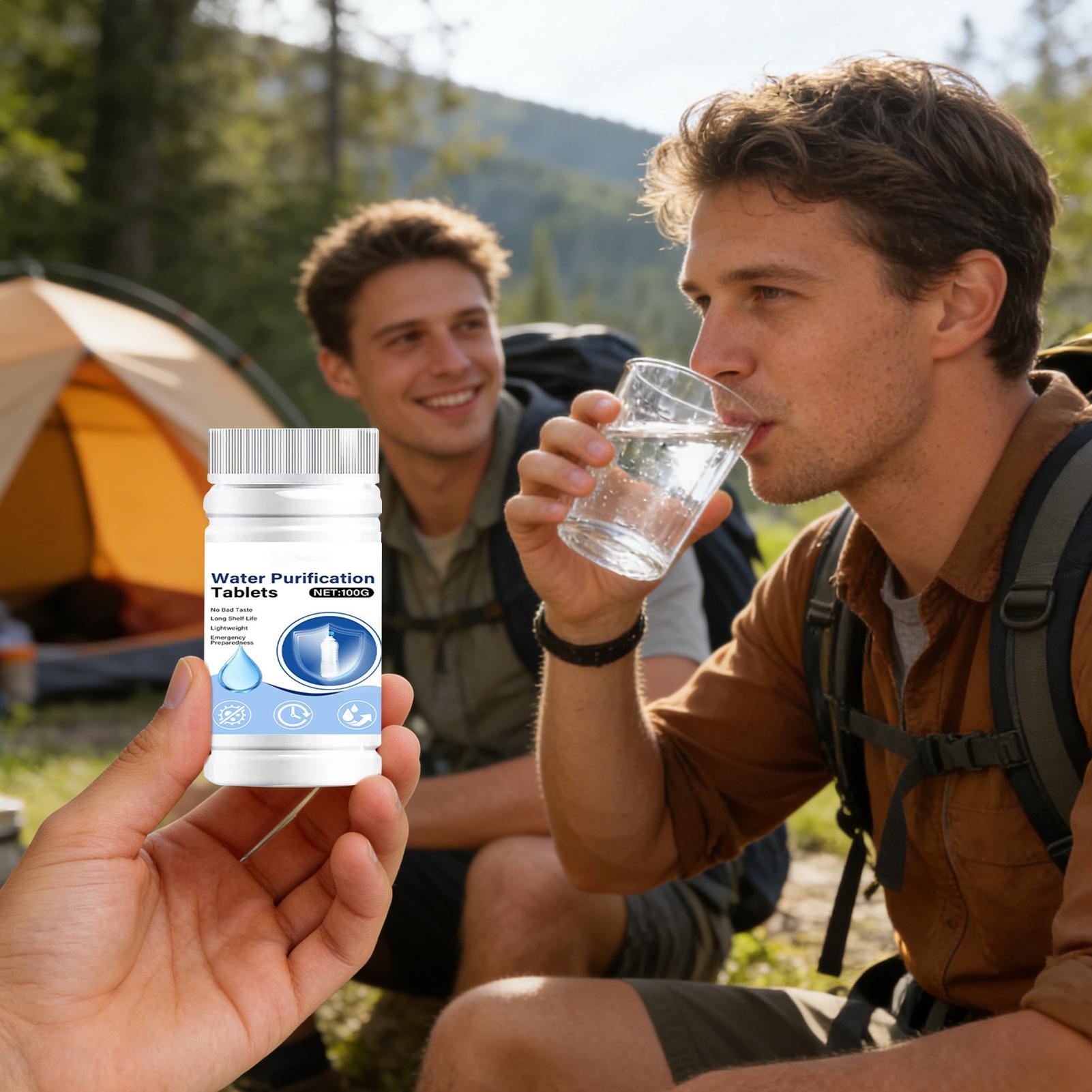 Comprimés de purification d'ea - Outdoor Camping Water Filter avis et prix