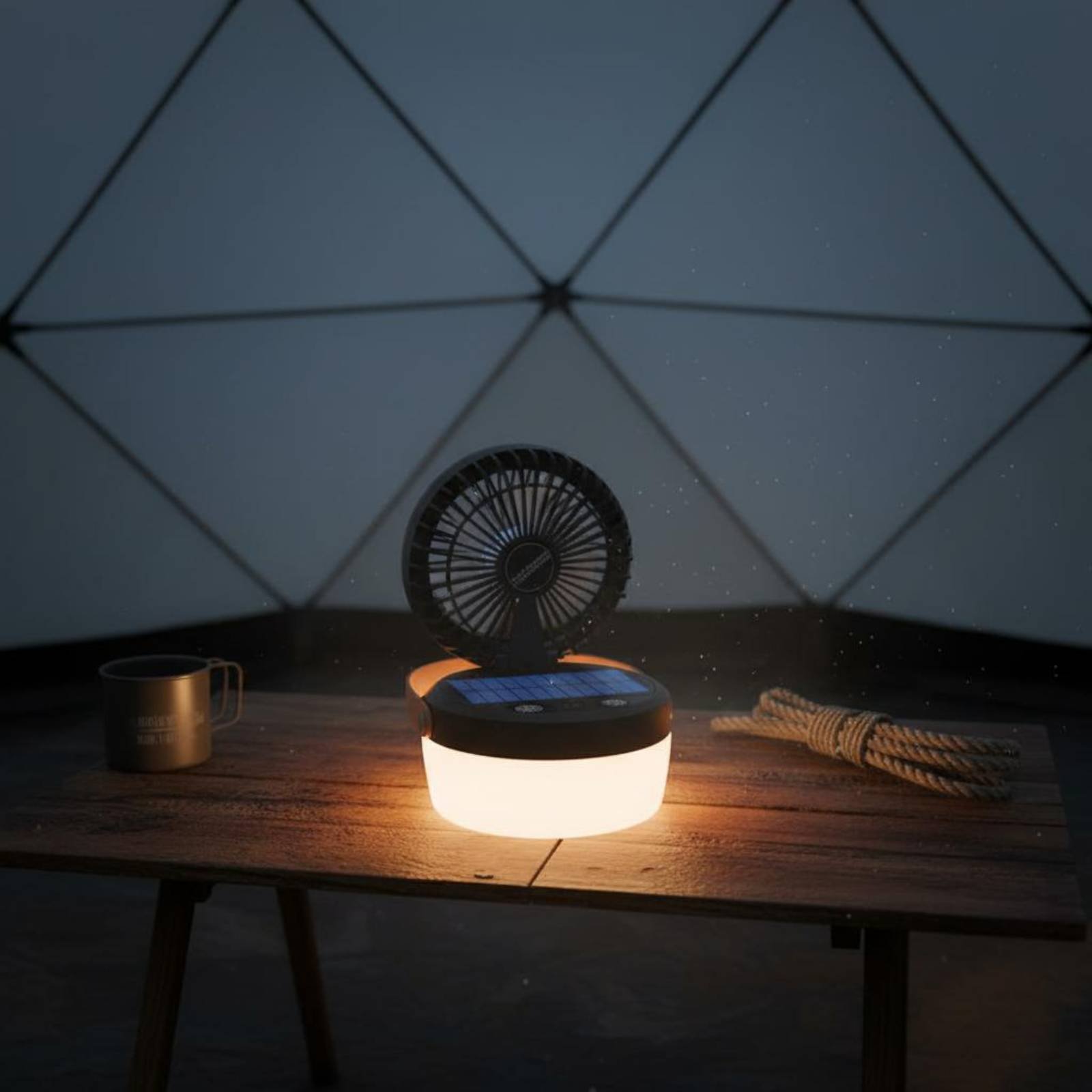 Ventilateur solaire de camping - Outdoor Camping Fan avis et prix