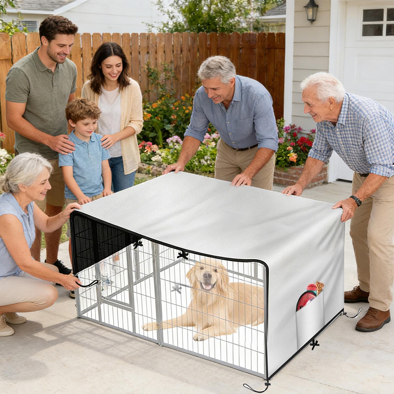 Couverture de caisse pour chie - Outdoor Camping Dog Kennel avis et prix