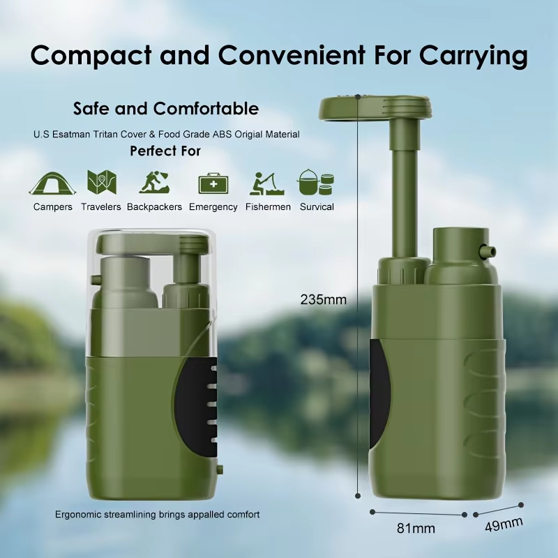 Filtre à eau extérieur portabl - Outdoor Camping Water Filter avis et prix