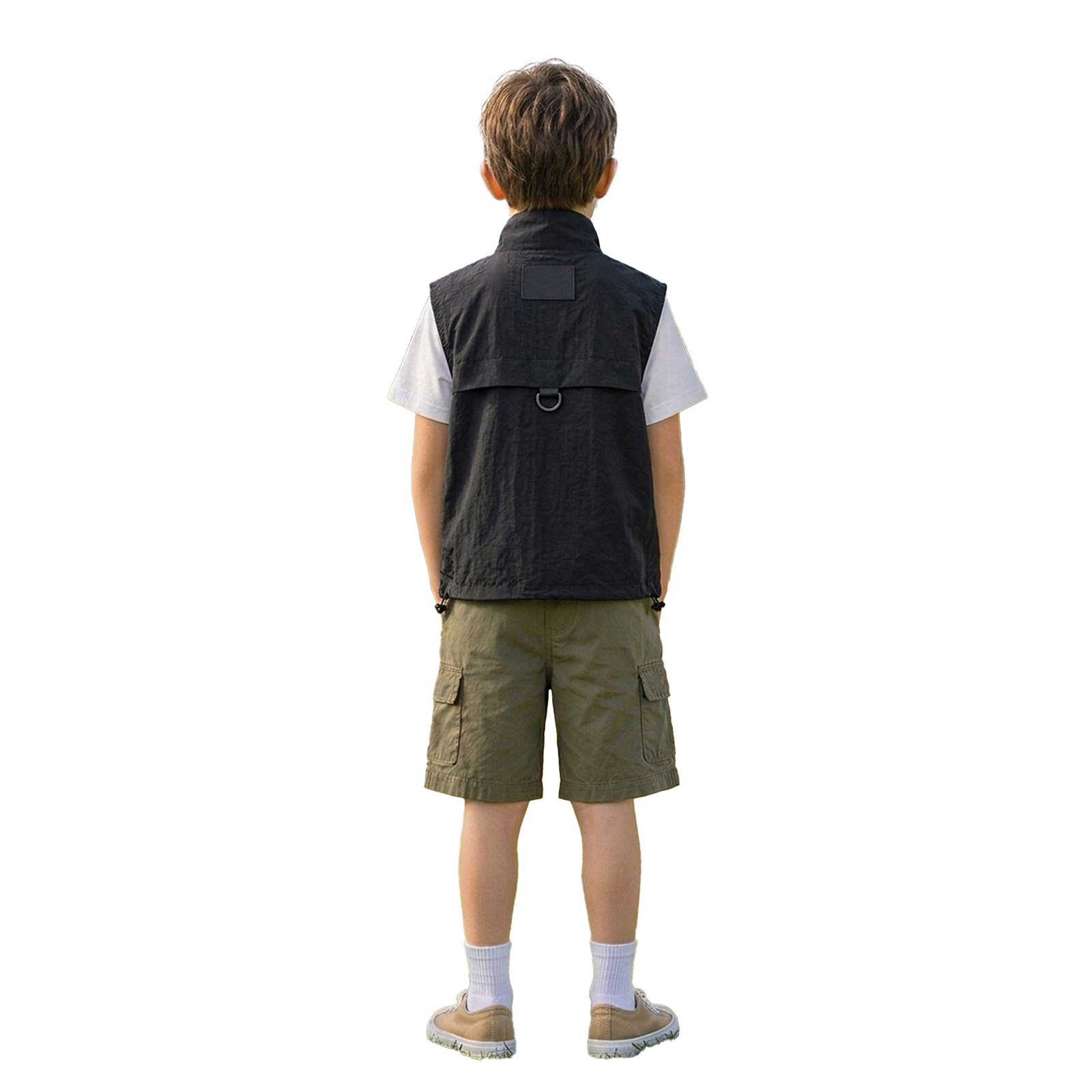 Gilet cargo zippé pour garçons - Outdoor Camping Activities For Kids avis et prix
