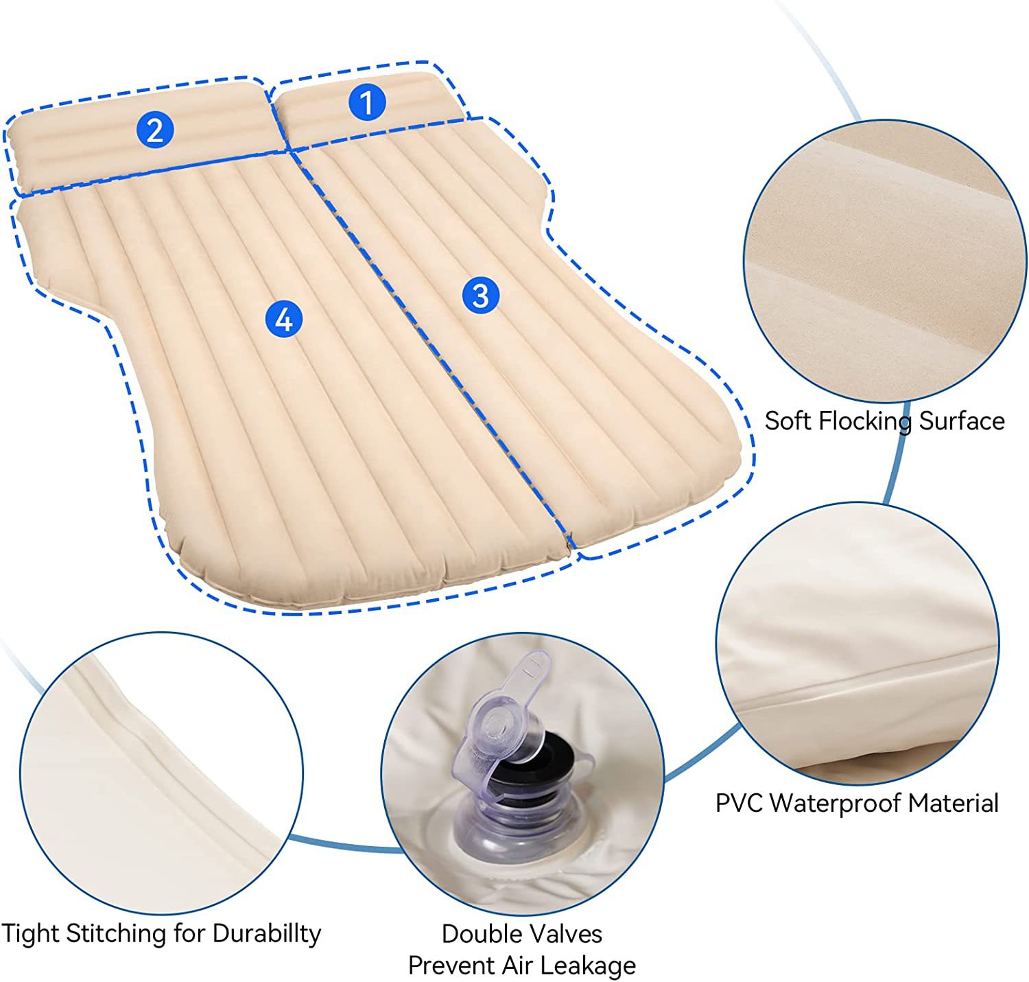 Lit gonflable portable pour vo - Outdoor Camping Mattress avis et prix
