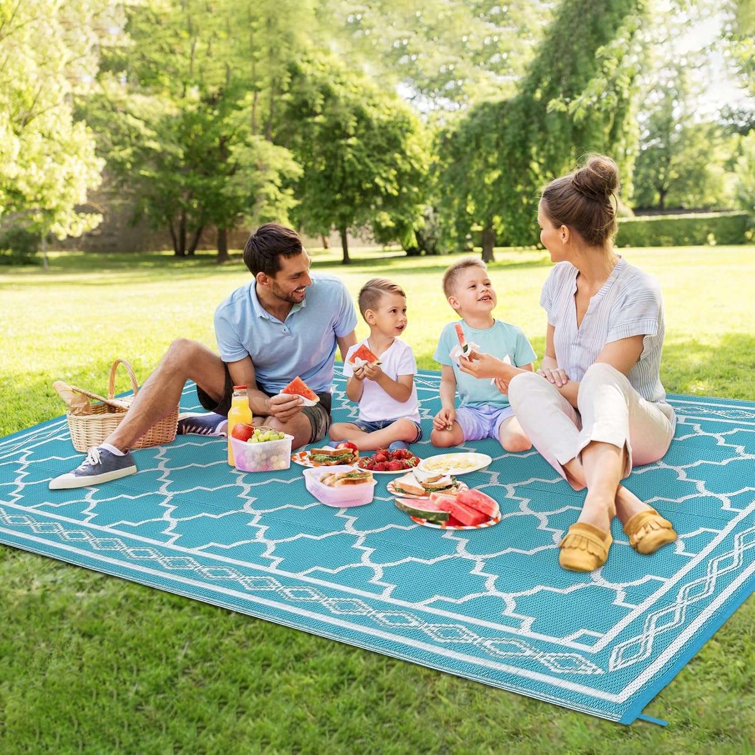 Tapis de patio extérieur 9x12  - Outdoor Camping Rugs 9X12 avis et prix