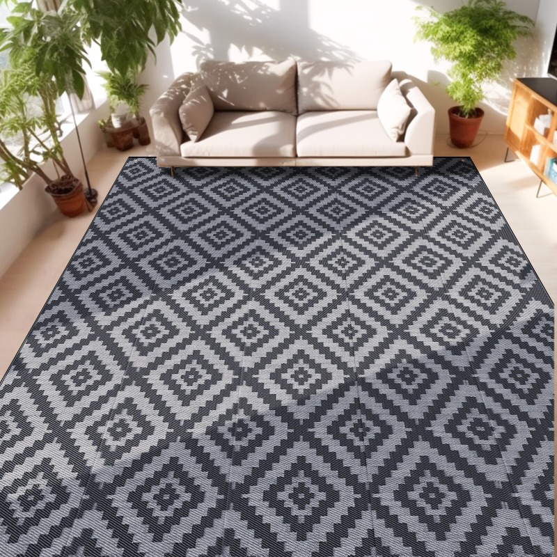 Tapis d'extérieur réversibles  - Outdoor Camping Rugs 9X12 avis et prix