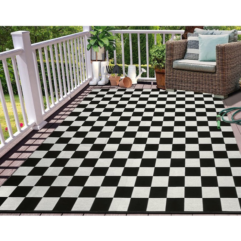Tapis d'extérieur réversibles  - Outdoor Camping Rugs 9X12 avis et prix