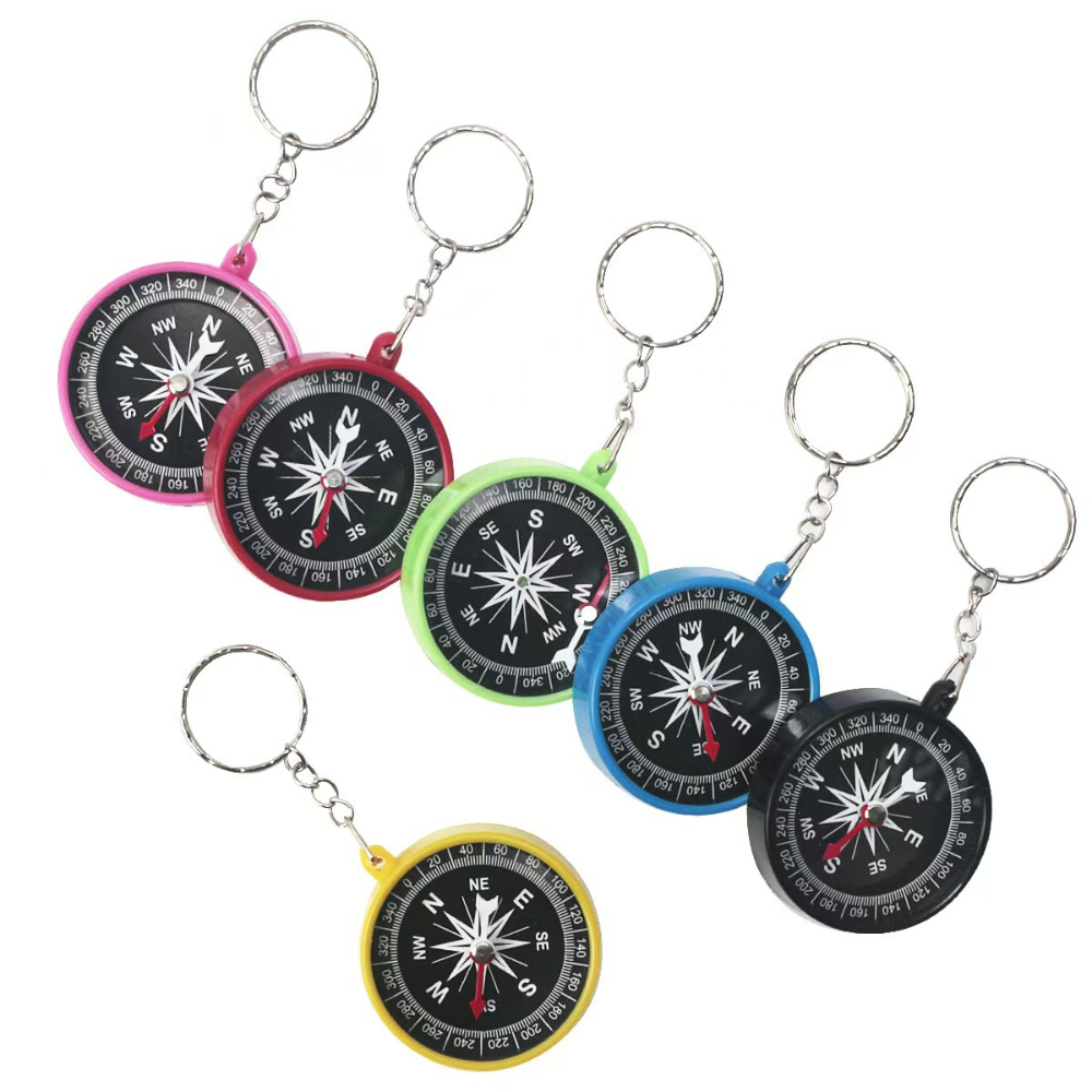 Compas porte-clés en plastique - Outdoor Camping Activities For Kids avis et prix