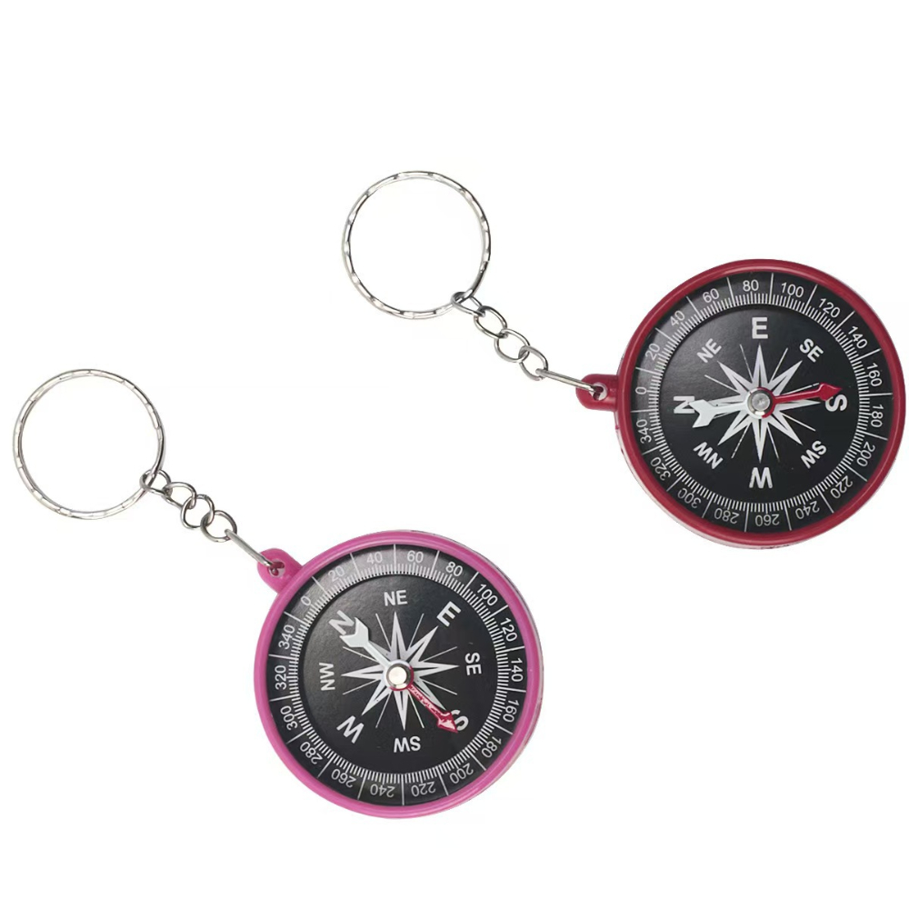 Compas porte-clés en plastique - Outdoor Camping Activities For Kids avis et prix