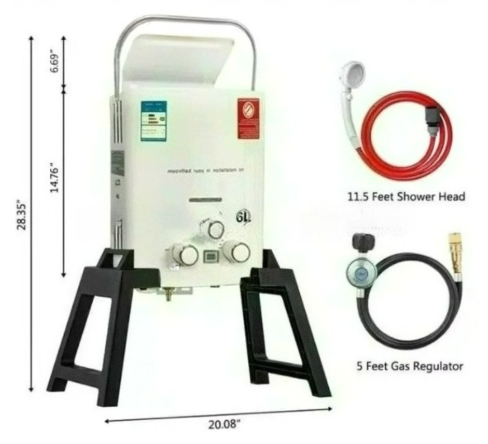 Chauffe-eau instantané au prop - Outdoor Camping Hot Water Shower avis et prix